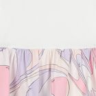 فستان باللون أبيض ووردي بشعار للبنات , 1, hi-res