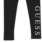 ليجينز بنات بالشعار باللون الاسود , 1, hi-res