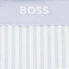 Baby Boys White & Blue Striped Logo Nest, 2, hi-res