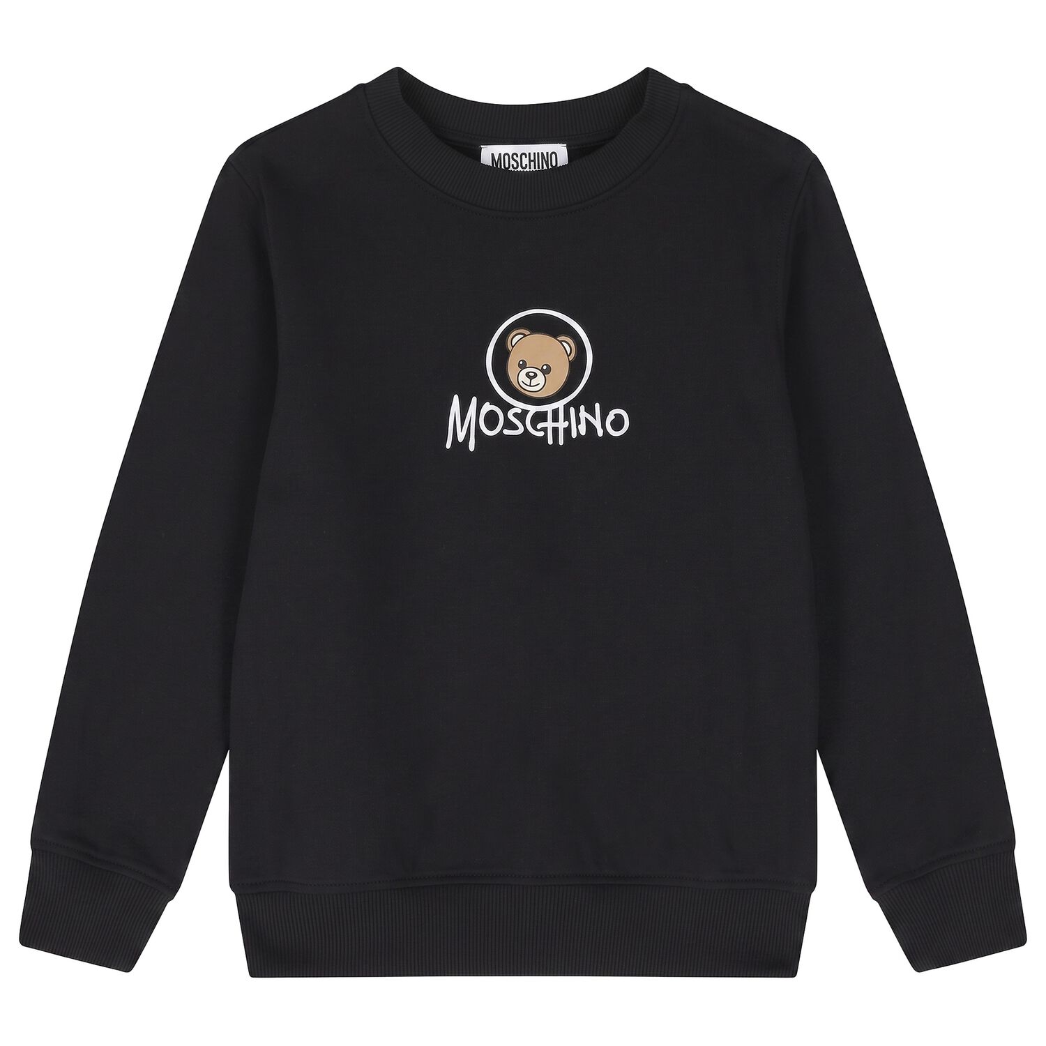 Black Teddy Bear Logo Sweatshirt, 5, hi-res