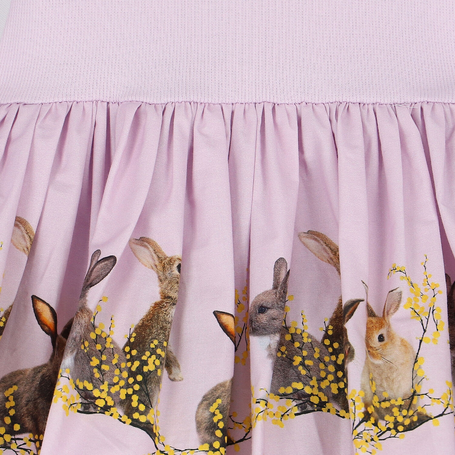 فستان بنات بطبعة أرانب باللون الأرجواني, 1, hi-res