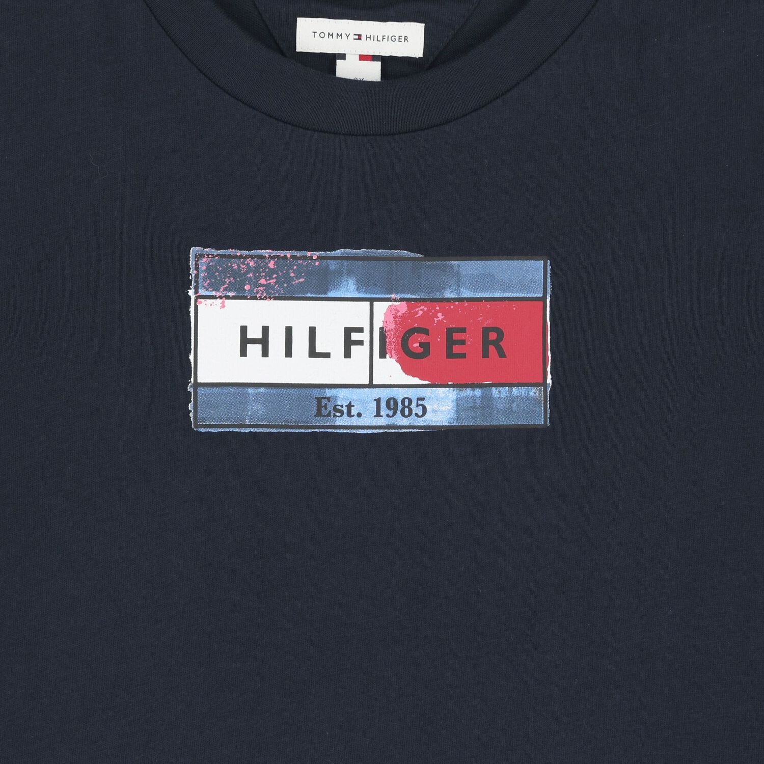Boys Navy Blue Logo T-Shirt, 1, hi-res