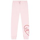 Girls Pink Logo Joggers, 1, hi-res