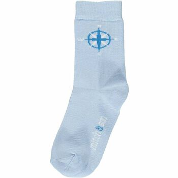 Boys Blue Logo Socks ( 2 Pack )