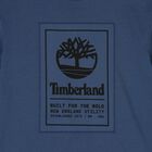 تيشيرت أولاد بالشعار باللون الأزرق, 1, hi-res