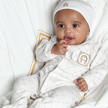 Ivory Logo Babygrow