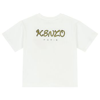 Ivory Tiger Logo T-Shirt